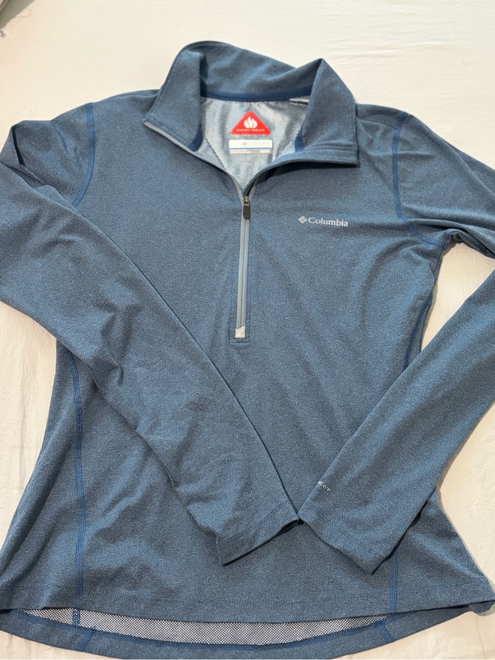 Columbia Women's Slate Blue Quarter-Zip Turtleneck Pullover